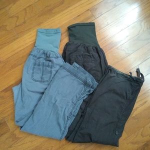 {Motherhood Maternity} 2 pair Cargo Pants